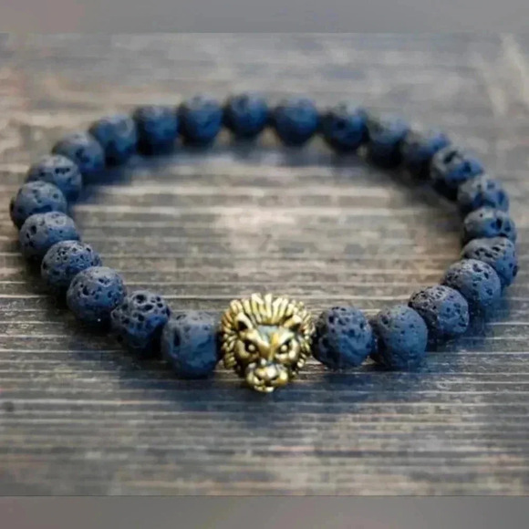 Lava Rock Stone Lion bracelet - Picture 2 of 2